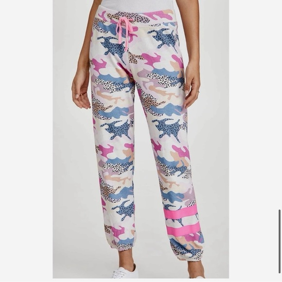 Sundry Abstract Camo Sweatsuit Size 1 small Set sweatshirt & joggers sweats - Picture 8 of 16